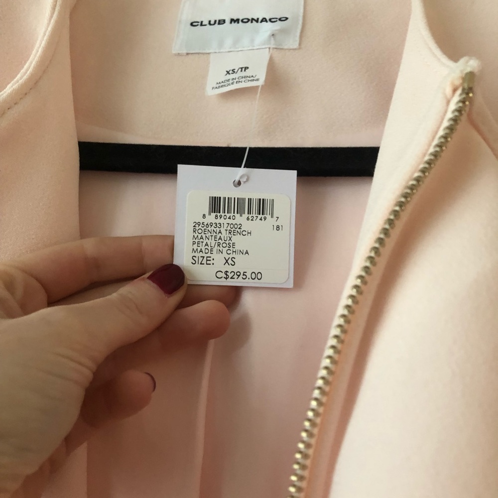 Club Monaco pink jacket - Picture 2 of 4